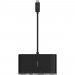 Перехідник Belkin USB-C to Ethernet, HDMI, VGA, USB-A, black (AVC005BTBK)