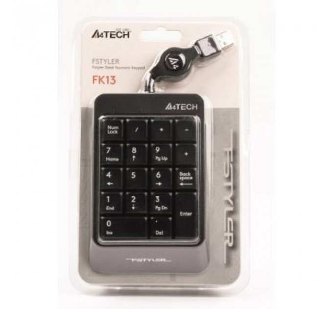 Клавіатура A4Tech FK13 Grey