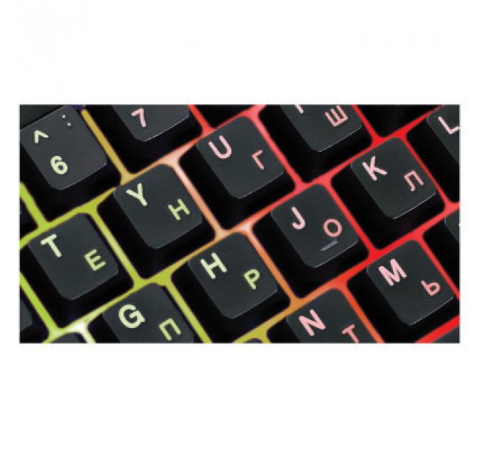 Клавіатура REAL-EL 7011 Comfort Backlit Black