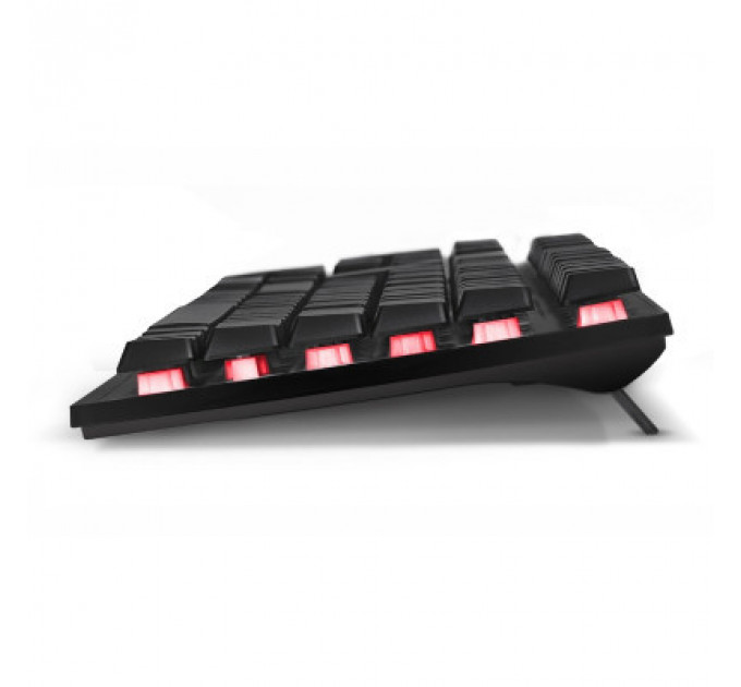 Клавіатура REAL-EL 7011 Comfort Backlit Black
