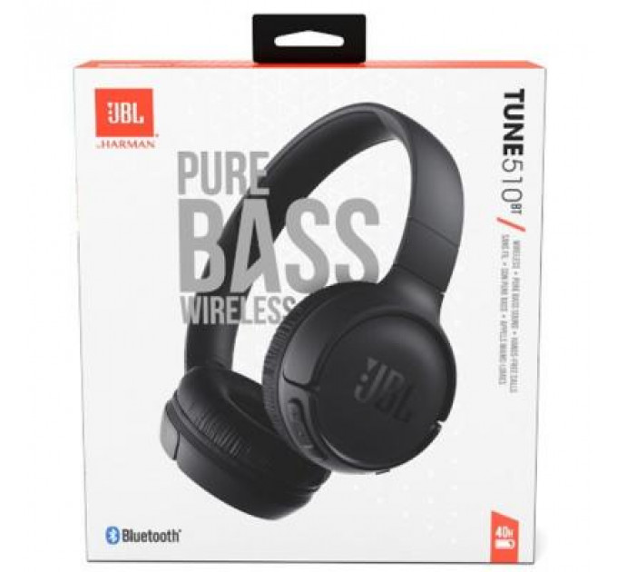 Навушники JBL Tune 510BT Black (JBLT510BTBLKEU)