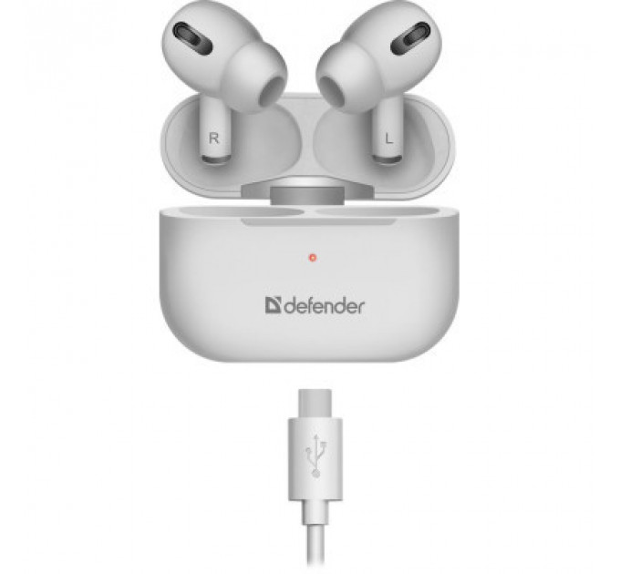 Навушники Defender Twins 636 TWS Pro Bluetooth White (63636)