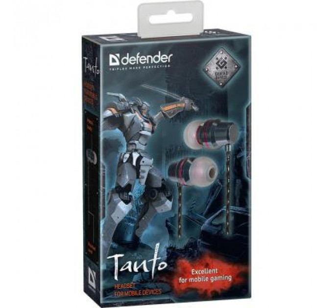 Навушники Defender Tanto Black-Grey (64451)