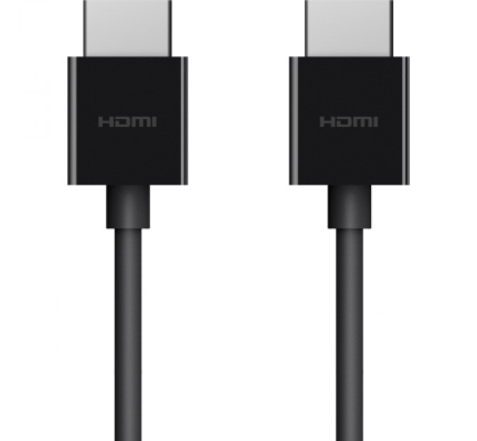Кабель мультимедійний HDMI to HDMI 2.0m v2.1 High Speed Ethernet Belkin (AV10175BT2MBKV2)