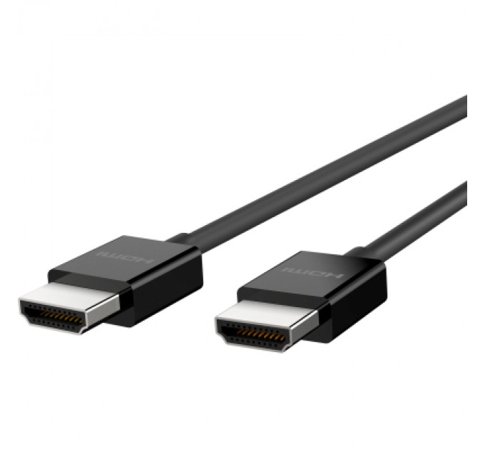 Кабель мультимедійний HDMI to HDMI 2.0m v2.1 High Speed Ethernet Belkin (AV10175BT2MBKV2)