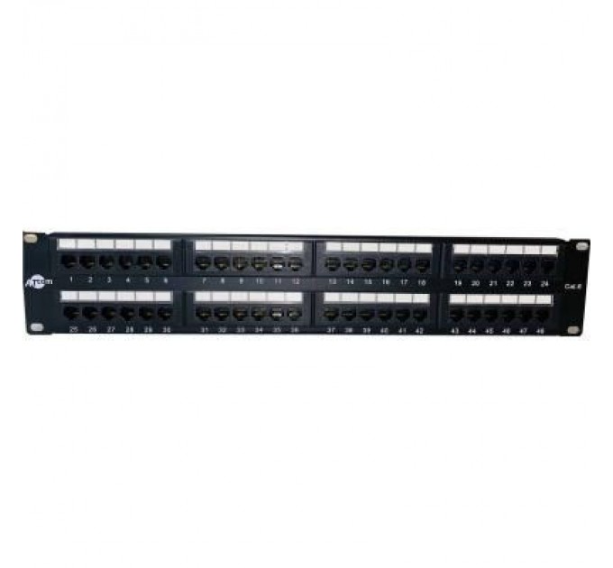 Atcom Патч-панель Atcom 19" 48 портов UTP cat.6 (P6048)