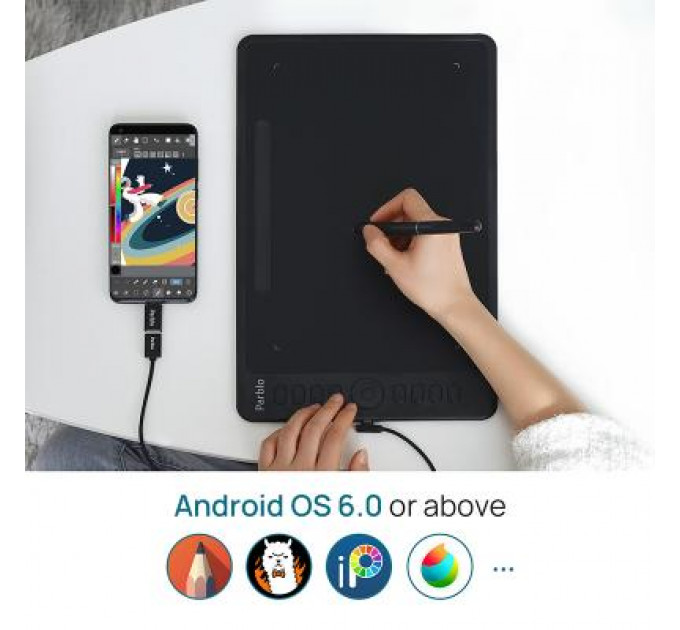 Графічний планшет Parblo Intangbo M Black (INTANGBOM)