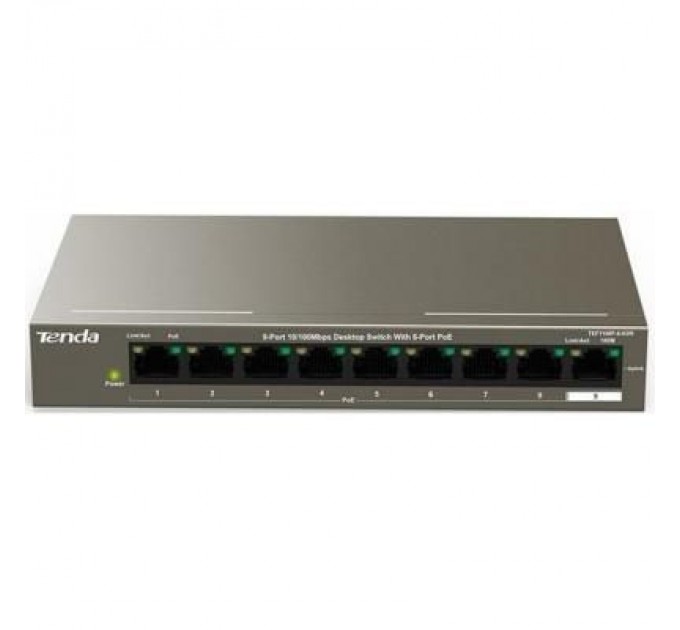 Tenda Комутатор мережевий Tenda TEF1109P-8-63W
