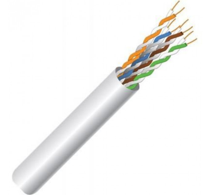 Кабель мережевий FinMark UTP 305м CAT5e 4P 24AWG PVC W Pull Box (049449)