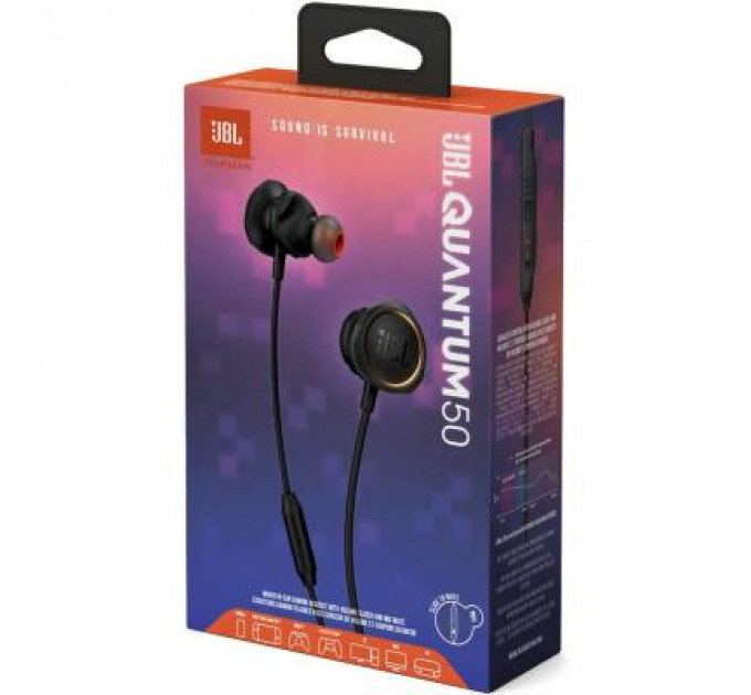 Навушники JBL Quantum 50 Black (JBLQUANTUM50BLK)