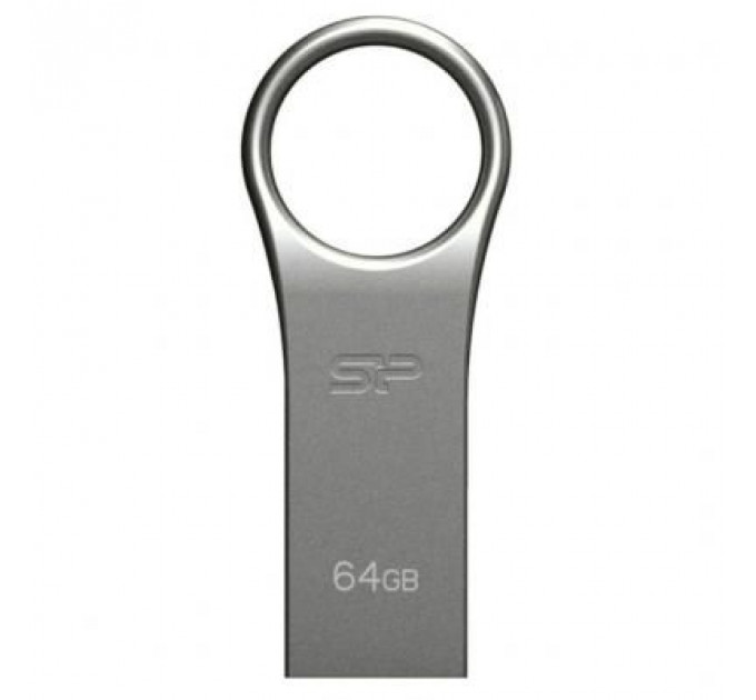 USB флеш накопичувач Silicon Power 64GB Firma F80 Silver USB 2.0 (SP064GBUF2F80V1S)