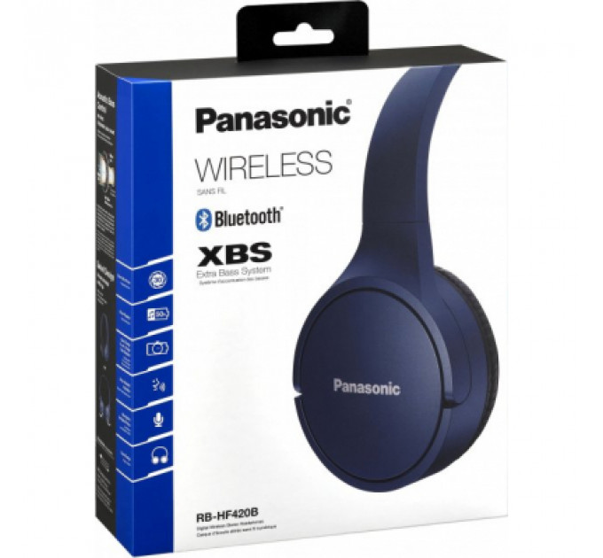 Навушники Panasonic RB-HF420BGEA Blue (RB-HF420BGEA)