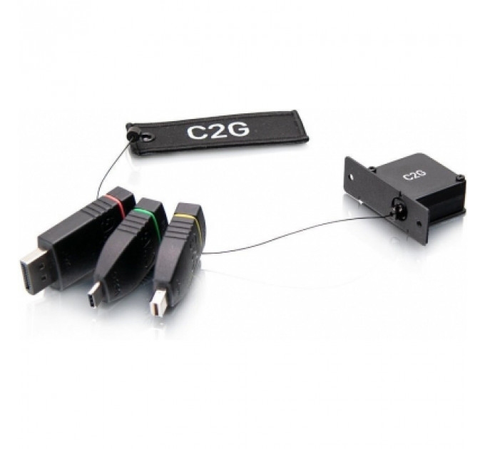 Перехідник C2G Retractable Ring HDMI to mini DP DP USB-C (CG84270)
