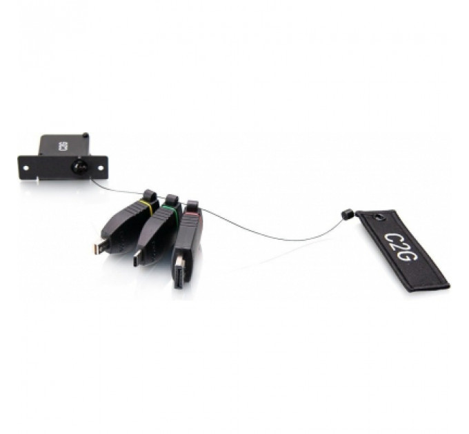 Перехідник C2G Retractable Ring HDMI to mini DP DP USB-C (CG84270)