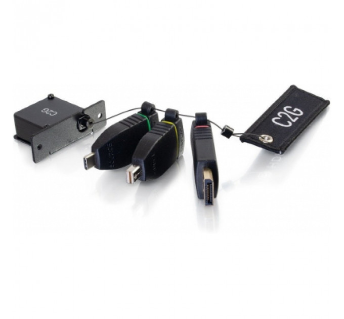 Перехідник C2G Retractable Ring HDMI to mini DP DP USB-C (CG84270)