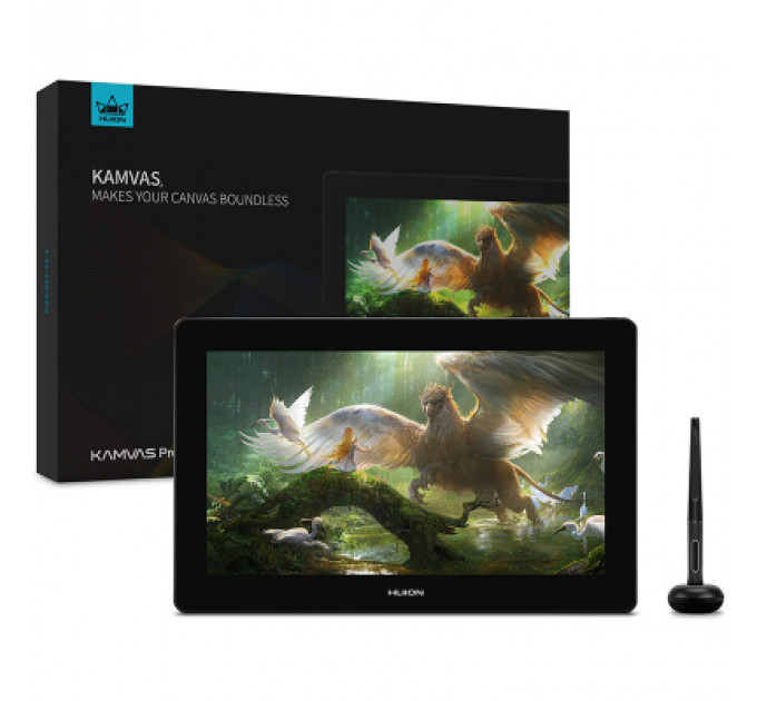 Планшет-монітор Huion Kamvas Pro 16 (4K) + перчатка (GT1561)