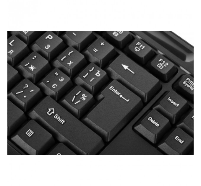 Клавіатура 2E KM1040 USB Black (2E-KM1040UB)