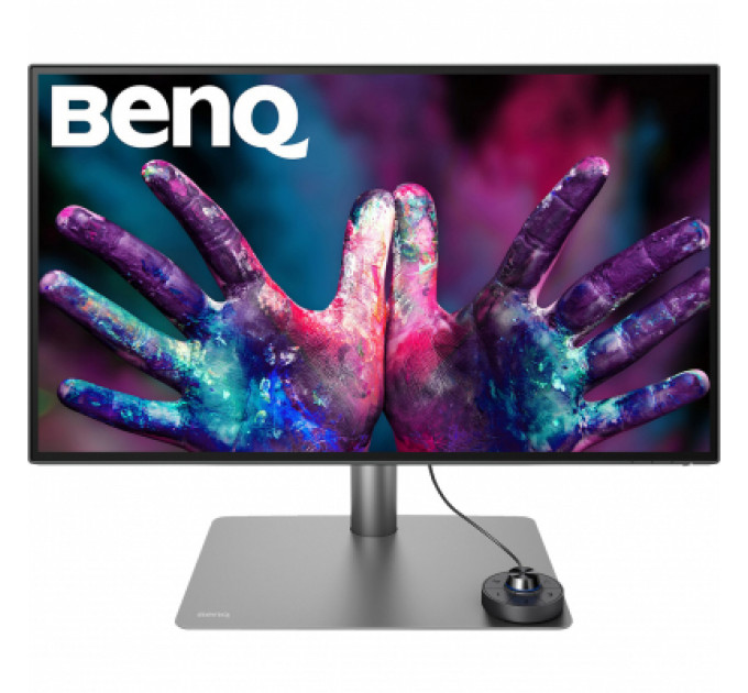Монітор BenQ PD2725U DARK GREY (9H.LJXLA.TBE)
