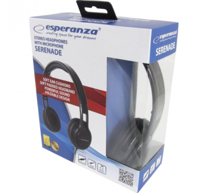 Навушники Esperanza Serenade Black (EH211K)