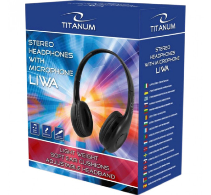 Навушники Esperanza Titanum Liwa Black (TH114)