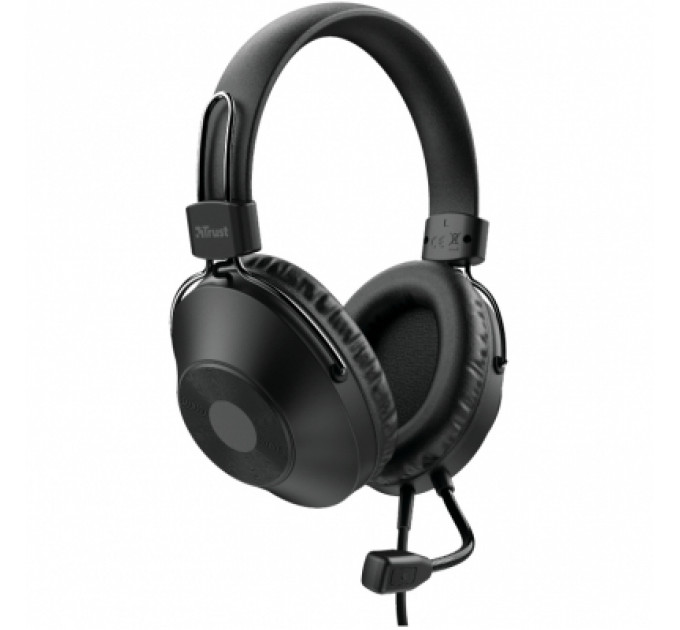 Навушники Trust Ozo Over-Ear USB Headset Black (24132)