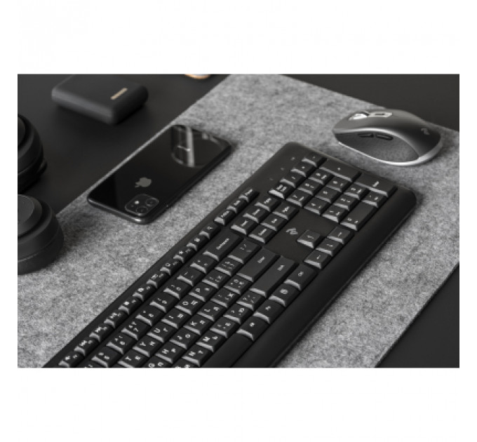 Клавіатура 2E KS220 Wireless Black (2E-KS220WB)