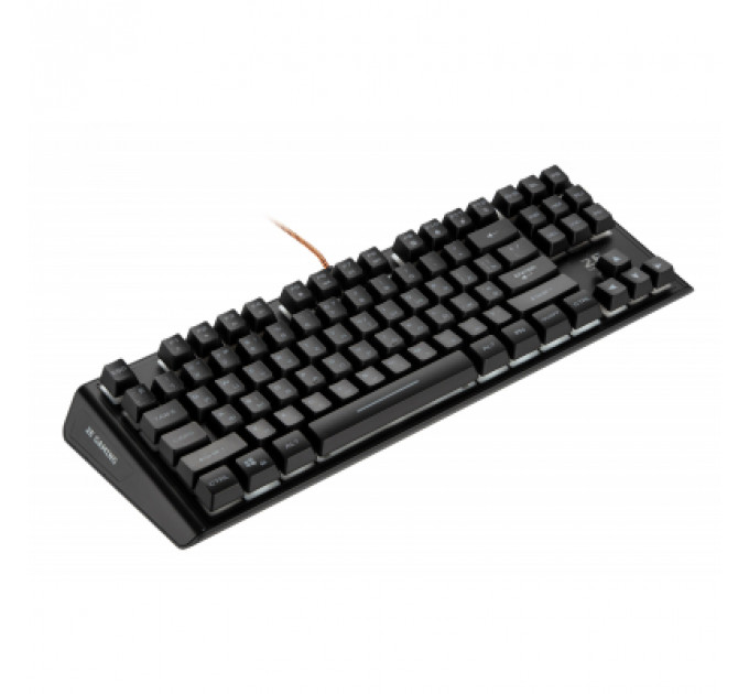Клавіатура 2E KG355 LED 87key USB Black Ukr (2E-KG355UBK)