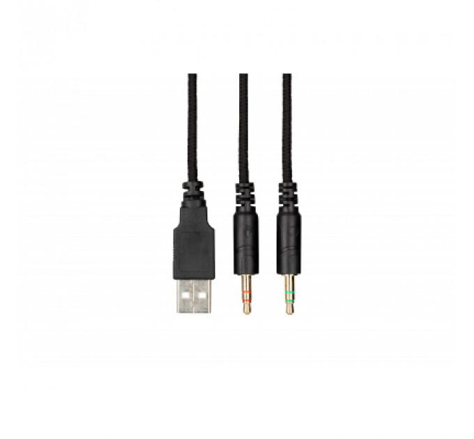 Навушники 2E HG330 RGB 3.5mm Black (2E-HG330BK)