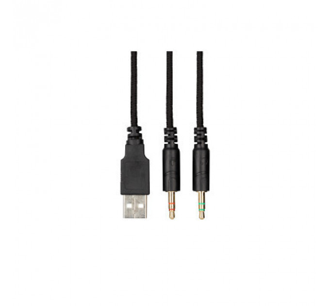 Навушники 2E HG340 RGB 3.5mm Black (2E-HG340BK)