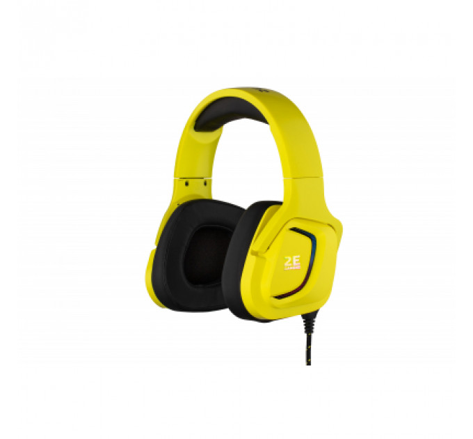 Навушники 2E HG340 RGB USB 7.1 Yellow (2E-HG340YW-7.1)