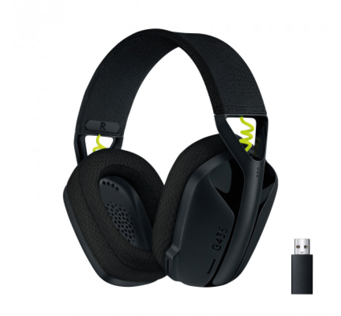 Навушники Logitech G435 Lightspeed Wireless Gaming Headset Black (981-001050)