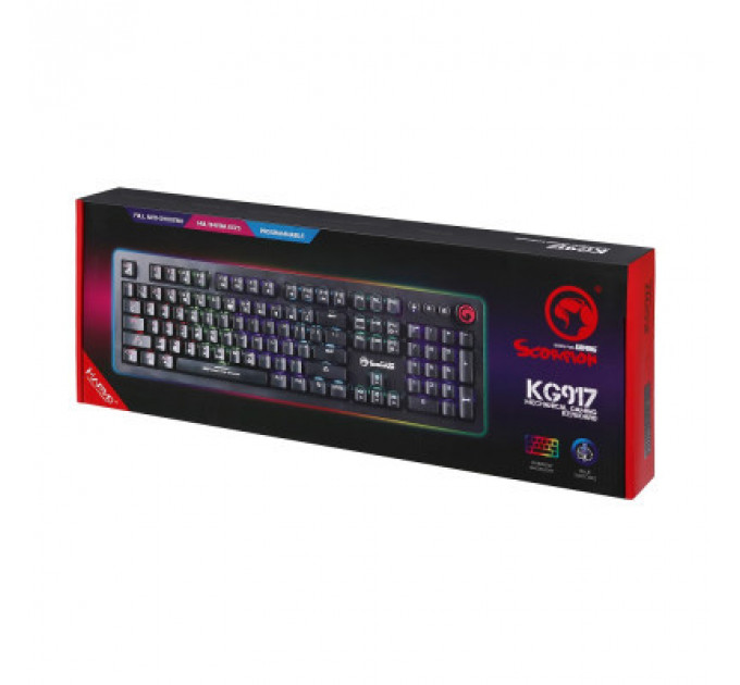 Клавіатура Marvo KG917 Multi-LED Mechanical Blue Switch