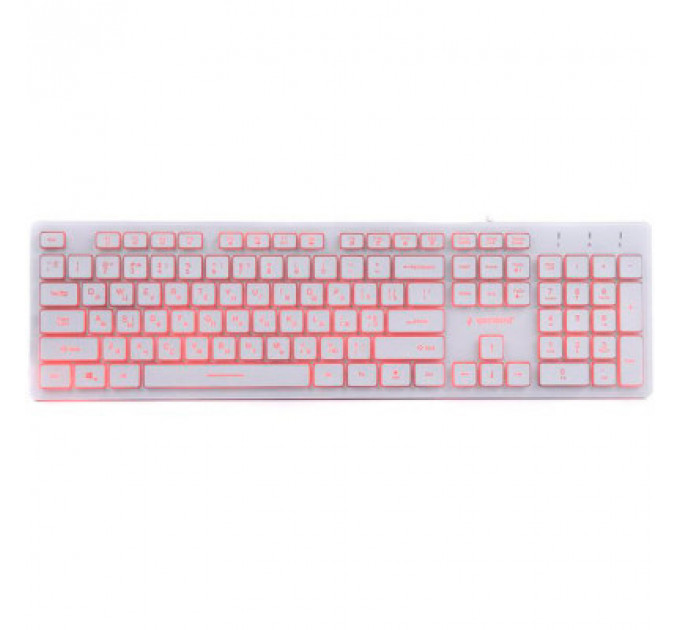 Клавіатура Gembird KB-UML3-01-W-UA USB White (KB-UML3-01-W-UA)