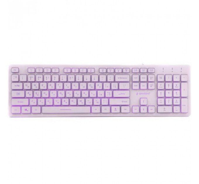 Клавіатура Gembird KB-UML3-01-W-UA USB White (KB-UML3-01-W-UA)