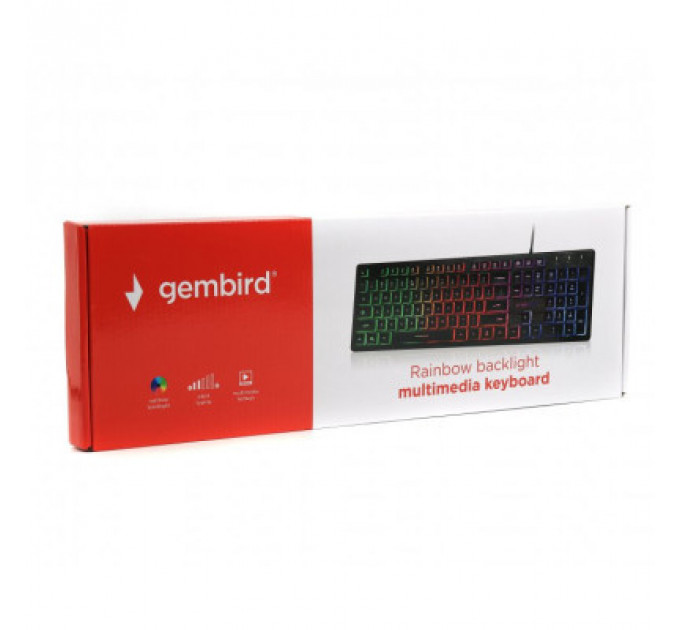 Клавіатура Gembird KB-UML-01-UA USB Black (KB-UML-01-UA)