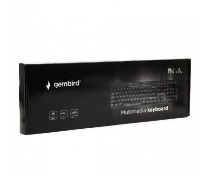 Клавіатура Gembird KB-MCH-03-UA USB Black (KB-MCH-03-UA)