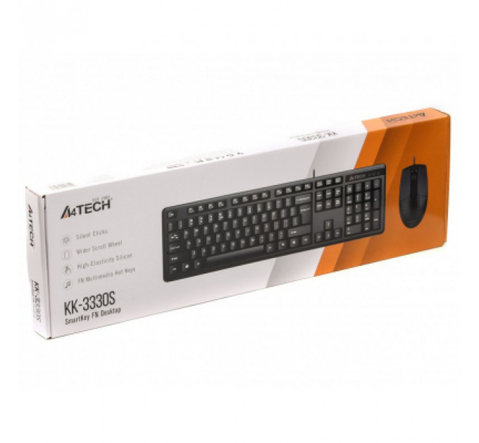 Комплект A4Tech KK-3330S USB Black