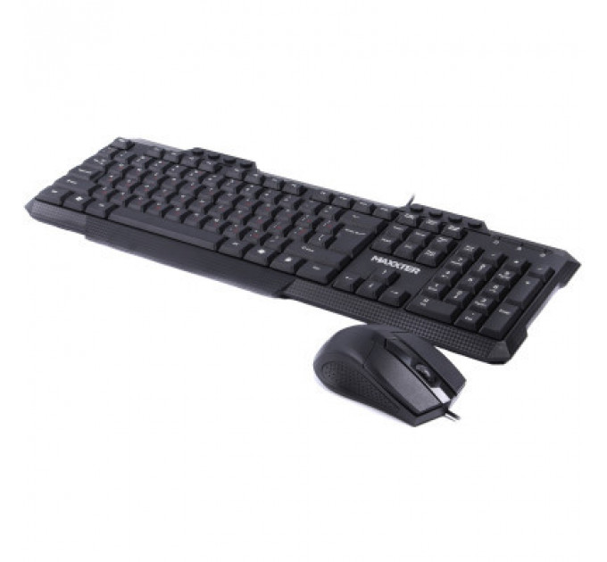 Комплект Maxxter KMS-CM-02-UA USB Black (KMS-CM-02-UA)