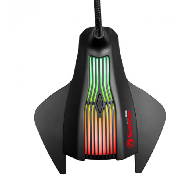 Мікрофон Marvo MIC-01 Multi-LED USB Black (MIC-01)