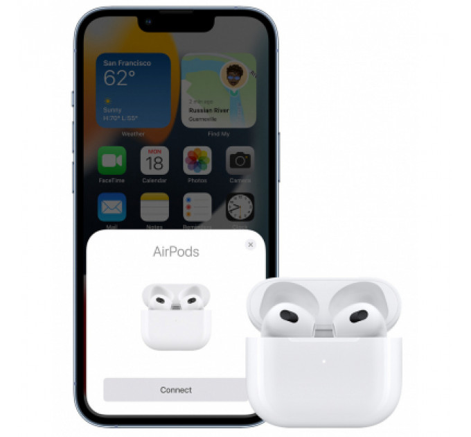 Навушники Apple AirPods (3rd generation) with Wireless Charging Case (MME73TY/A)