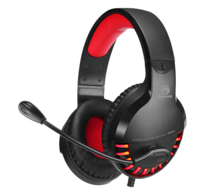 Навушники Marvo HG8932 LED Black/Red (HG8932)