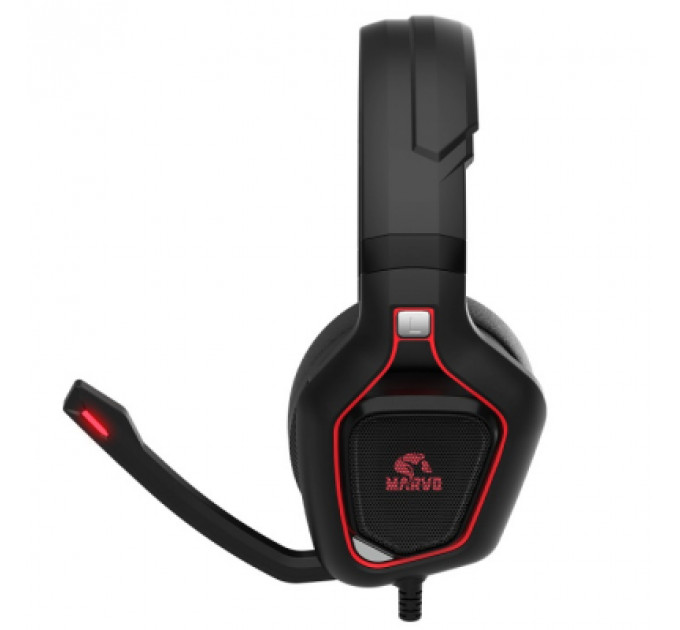 Навушники Marvo HG8960 Pro Red-LED Black/Red (HG8960)