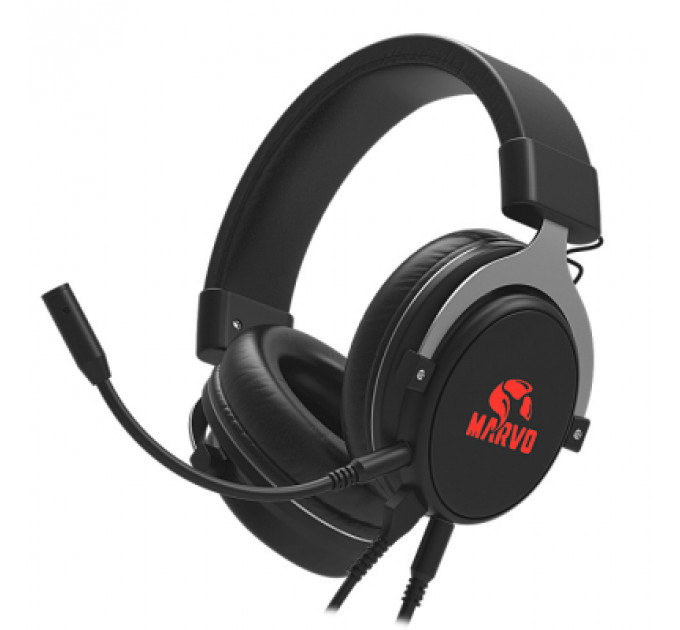 Навушники Marvo HG9052 Red-LED 7.1 Black (HG9052)