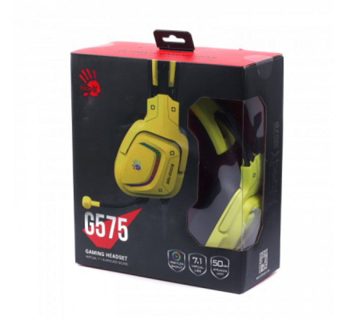 Навушники A4Tech Bloody G575 Punk Yellow
