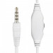 Навушники Gembird MHS-03 White/Red (MHS-03-WTRD)