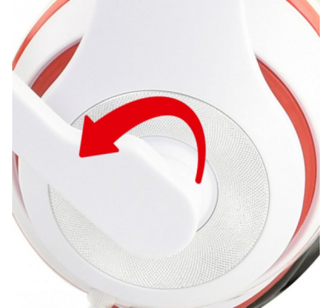 Навушники Gembird MHS-03 White/Red/Black (MHS-03-WTRDBK)