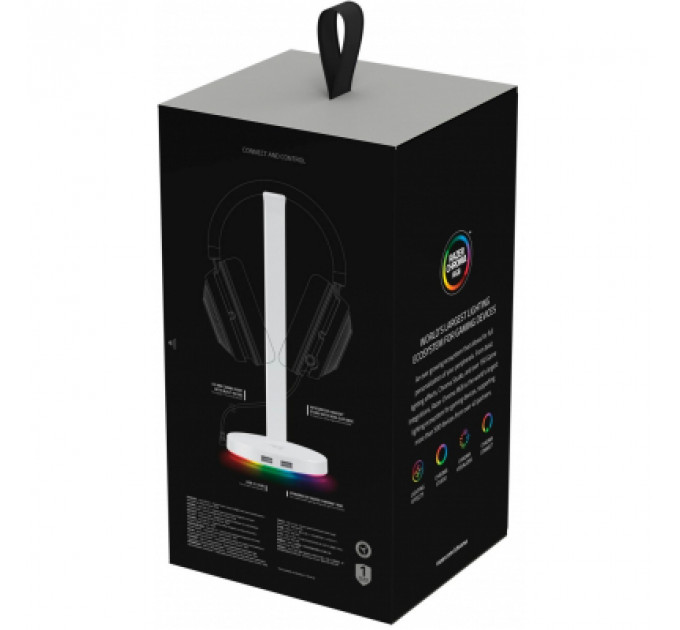Підставка для гарнітури Razer Base Station V2 Chroma Mercury (RC21-01510300-R3M1)