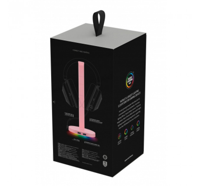 Підставка для гарнітури Razer Base Station V2 Chroma Quartz (RC21-01510200-R3M1)