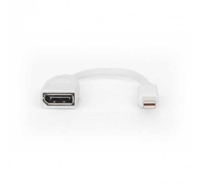Перехідник mini DP to DP, M/F, 0.15m, white Digitus (DB-340405-001-W)