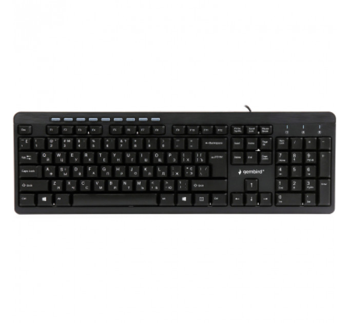 Клавіатура Gembird KB-UM-106-UA USB Black (KB-UM-106-UA)